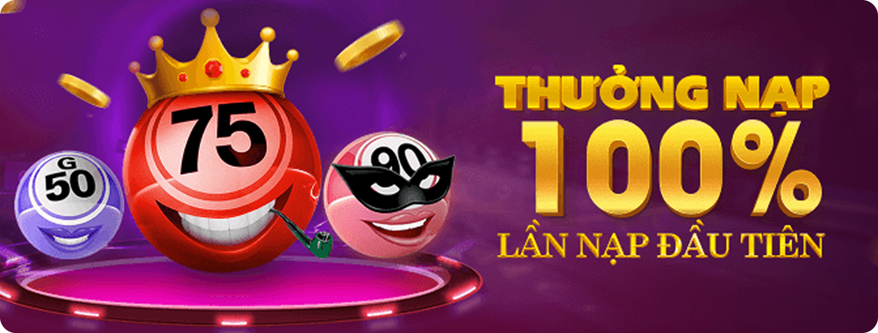 thưởng nạp 100%